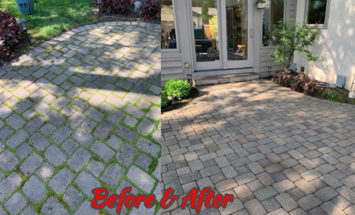 Paver Patio Cleaning in Westerville, OH